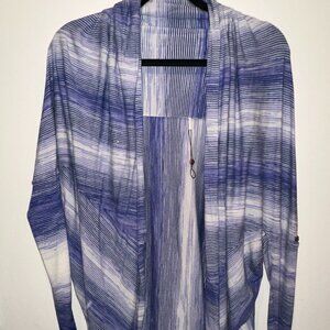 Blue & White yoga Cardigan